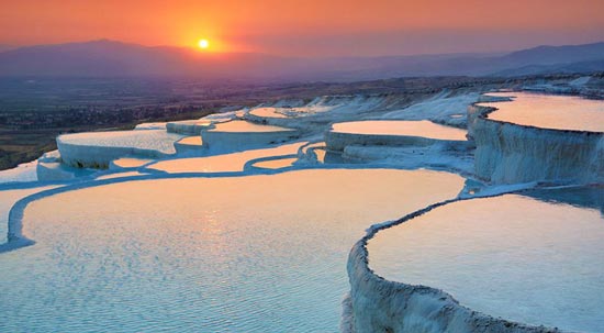Discover Pamukkale, a world-renowned tourism symbol that has been listed as a world heritage site by UNESCO.