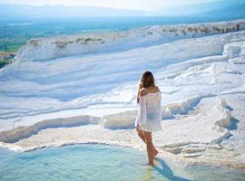 Discover Pamukkale, a world-renowned tourism symbol that has been listed as a world heritage site by UNESCO.